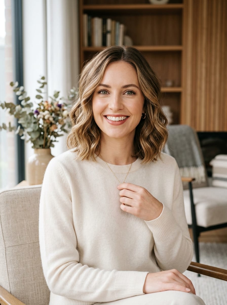 Soft Bob Waves für festliche Anlässe - Festliche Frisur für mittellange Haare